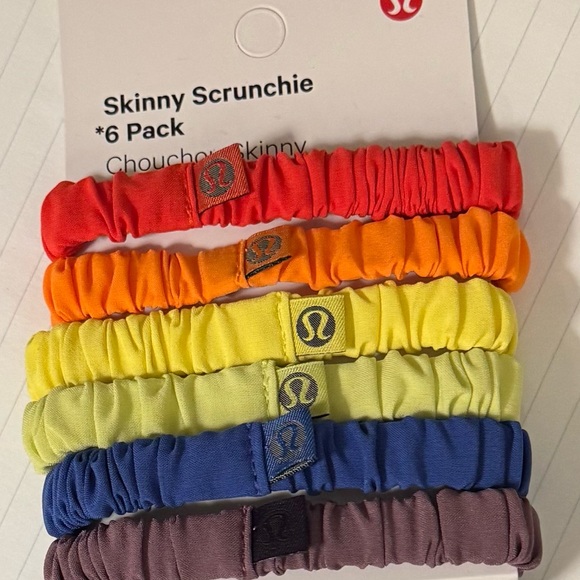 SOLD NWT Skinny Scrunchies set of 6 - Picture 2 of 3